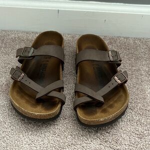 Birkenstock Brown Strappy Sandals